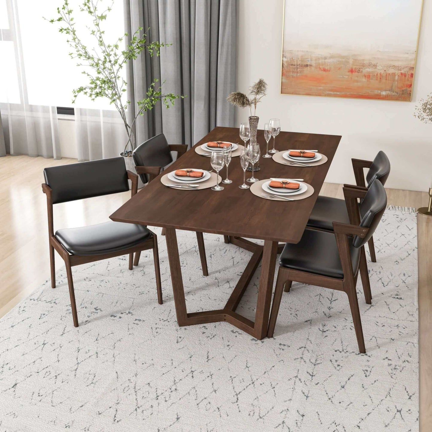 Marina - Dining Table - Brown