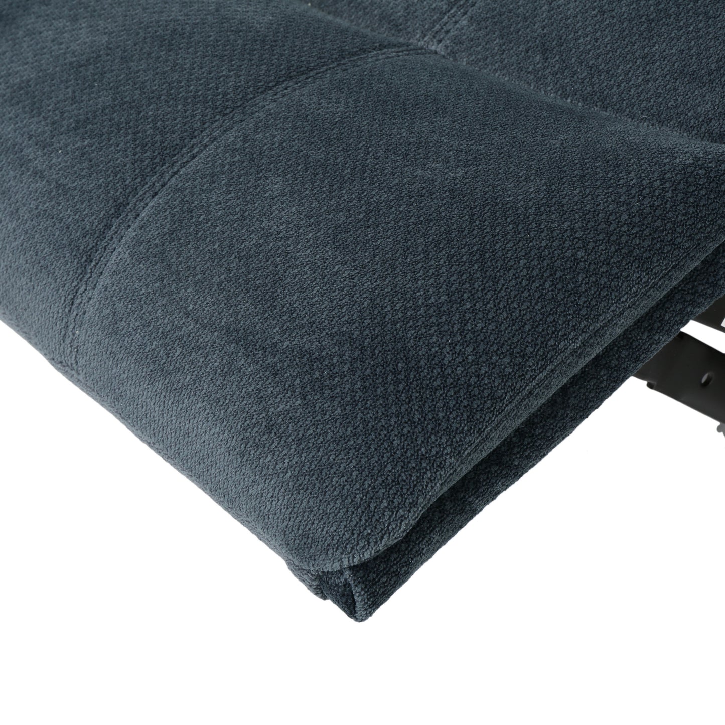Classic Design, Plush, Glider Recliner - Steel Gray