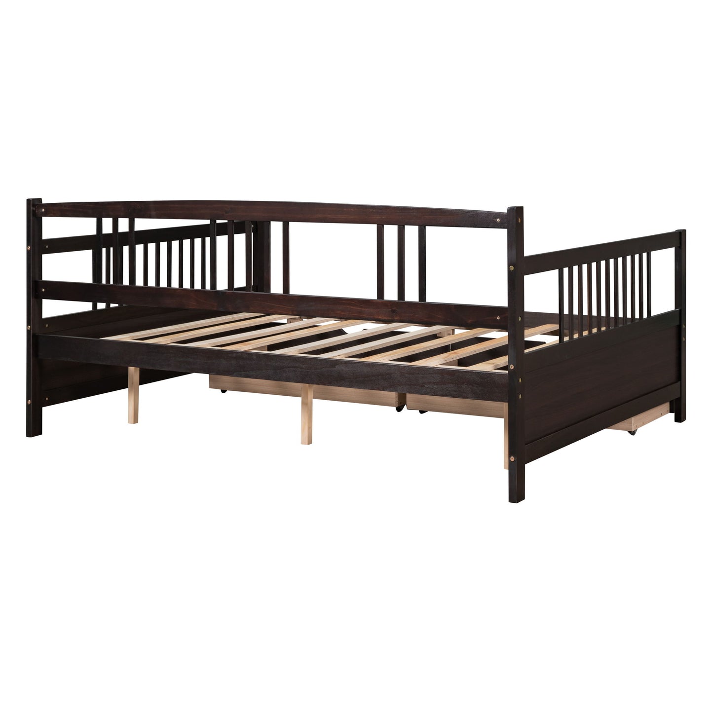 Full Size DayBed With 2 Drawers - Espresso