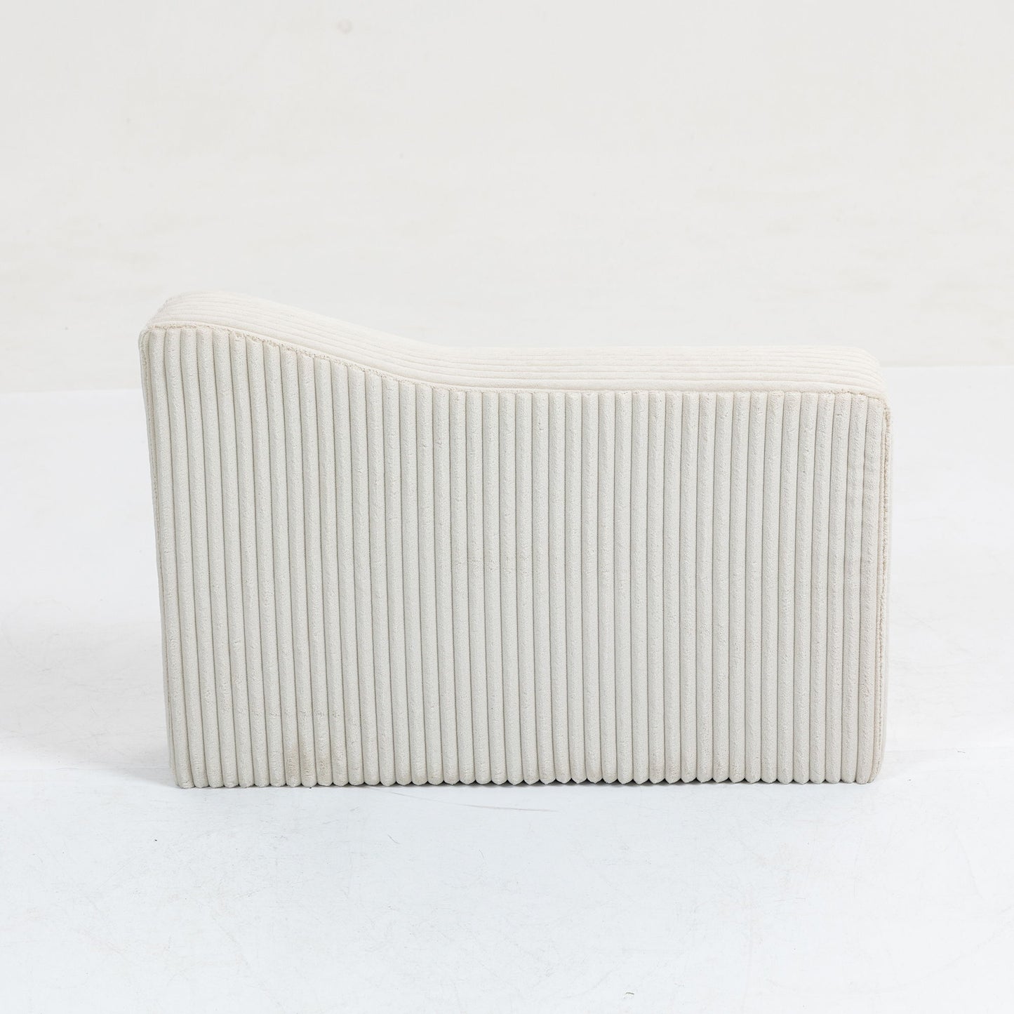 Modular Sofa Single Armrest Backrest Module For Modular Sectional Sofa Couch Side Armrest - Beige