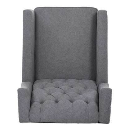 Manual Wing Chair Recliner - Gray