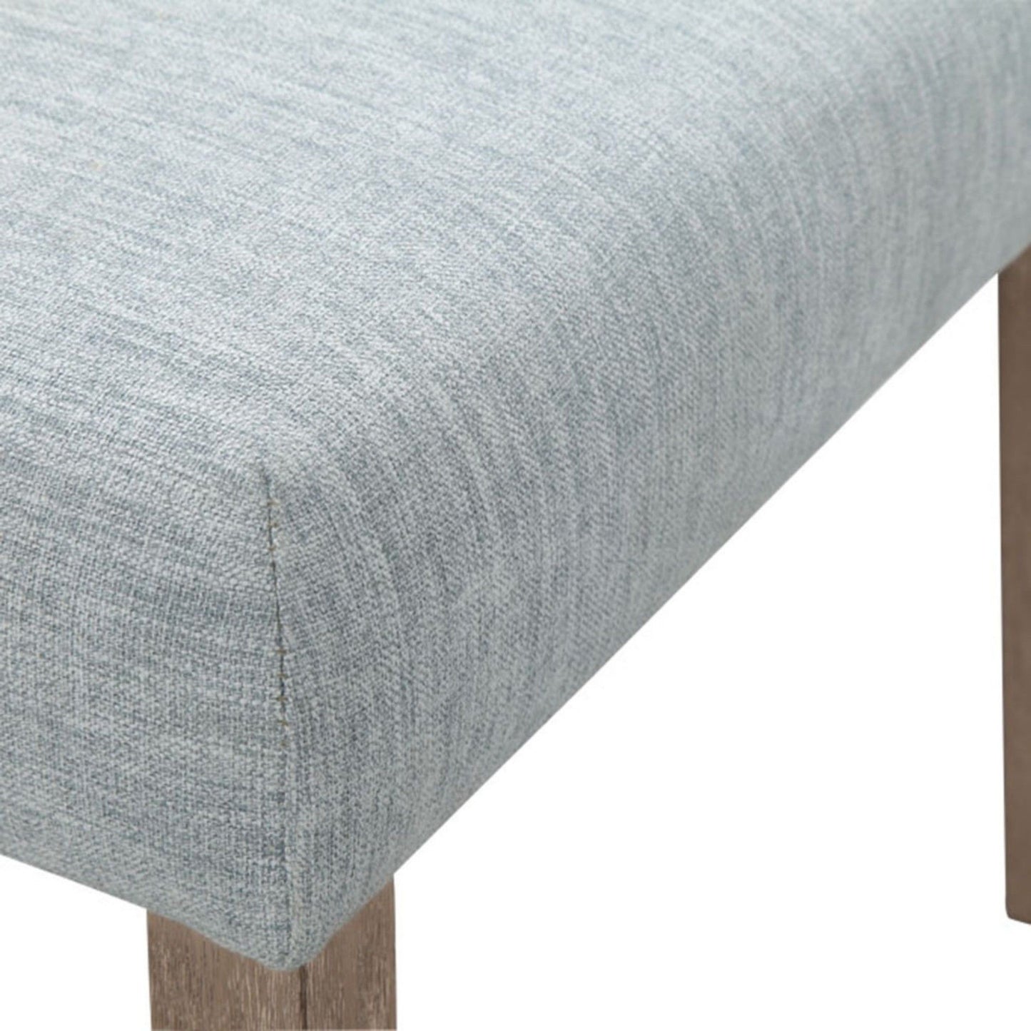 Farmhouse Upholstered Dining Chair (Set of 2) - Light Blue