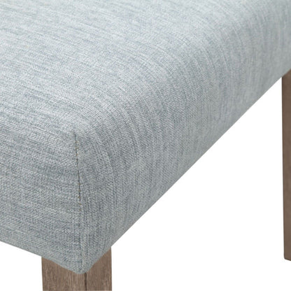 Farmhouse Upholstered Dining Chair (Set of 2) - Light Blue