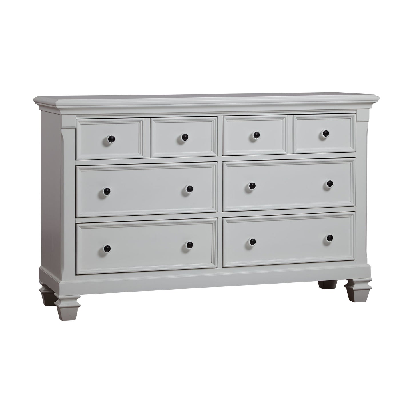Glendale - 6 Drawer Dresser - Pure White