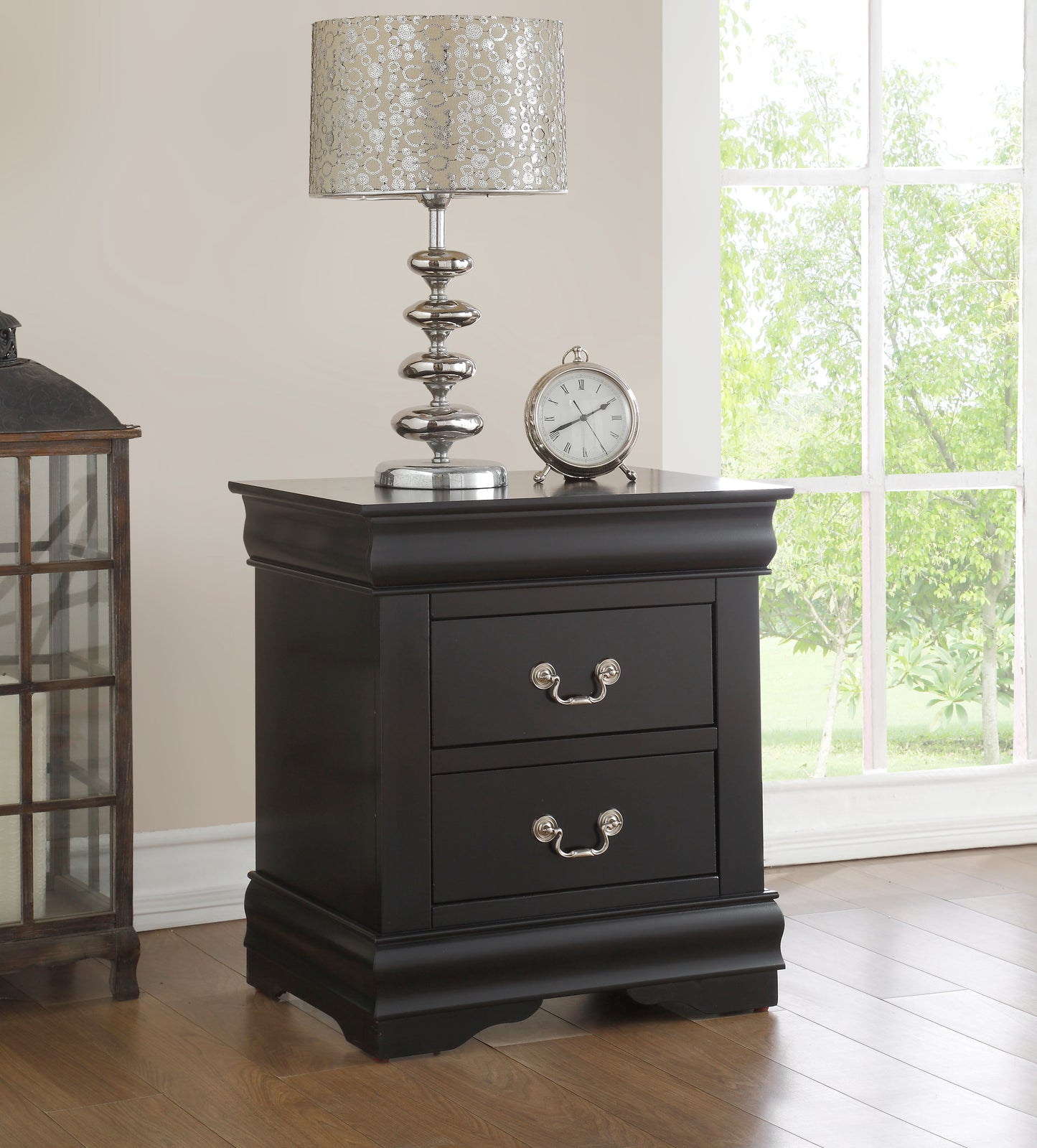 Louis Philippe - Nightstand - Black