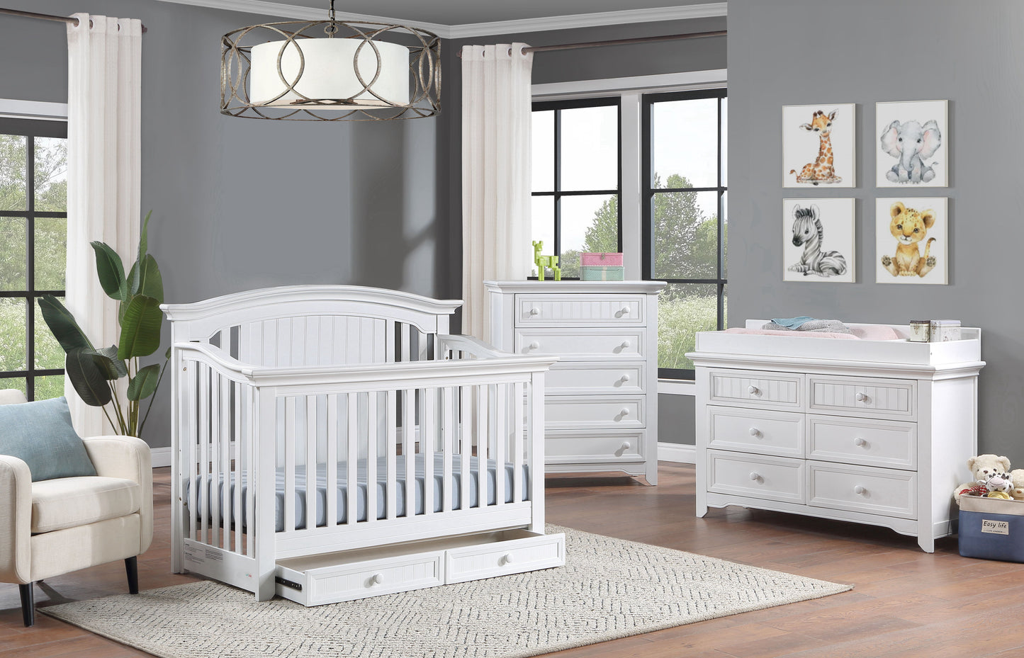 Winchester - 5 Drawer Chest - White