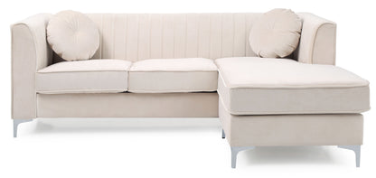 Delray - Sofa Chaise - Ivory