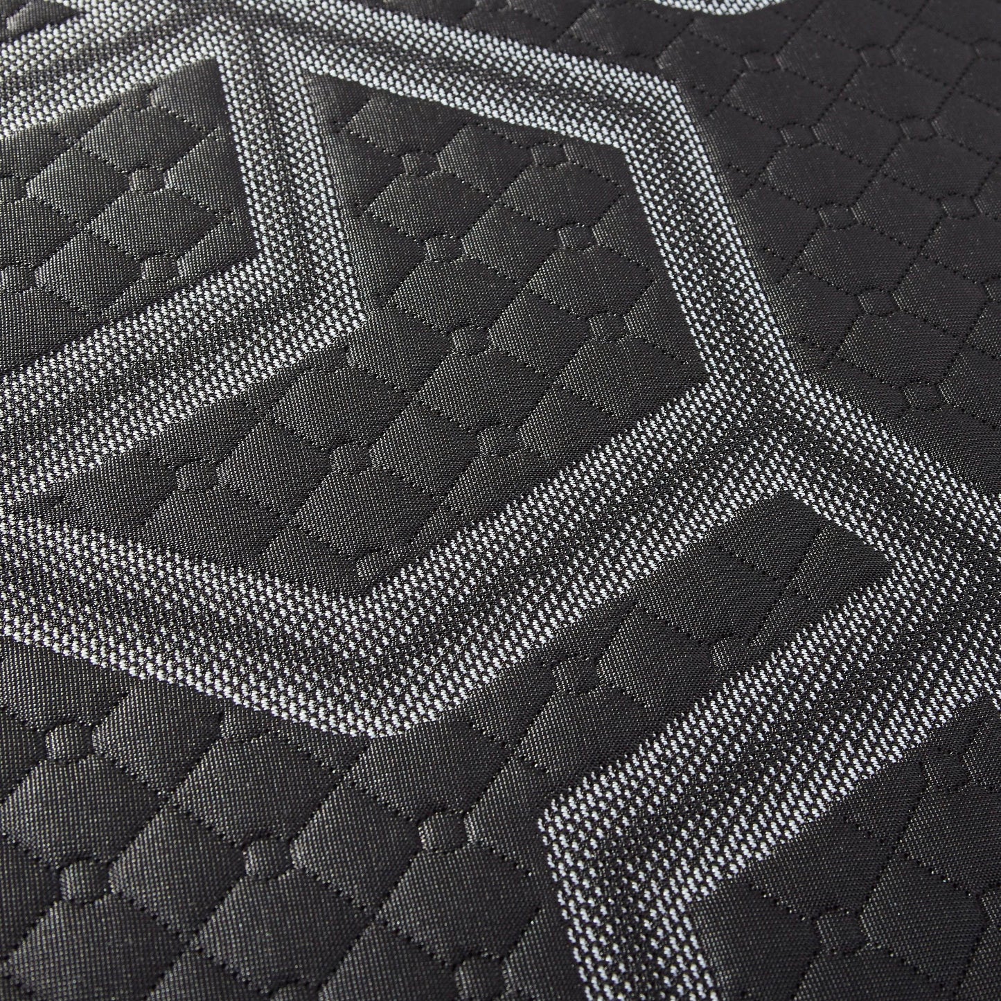 12" Full Smooth Top Foam, Medium Plush Mattress - Black