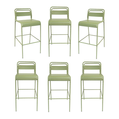 Carmella - Outdoor Barstool (Set of 6) - Green
