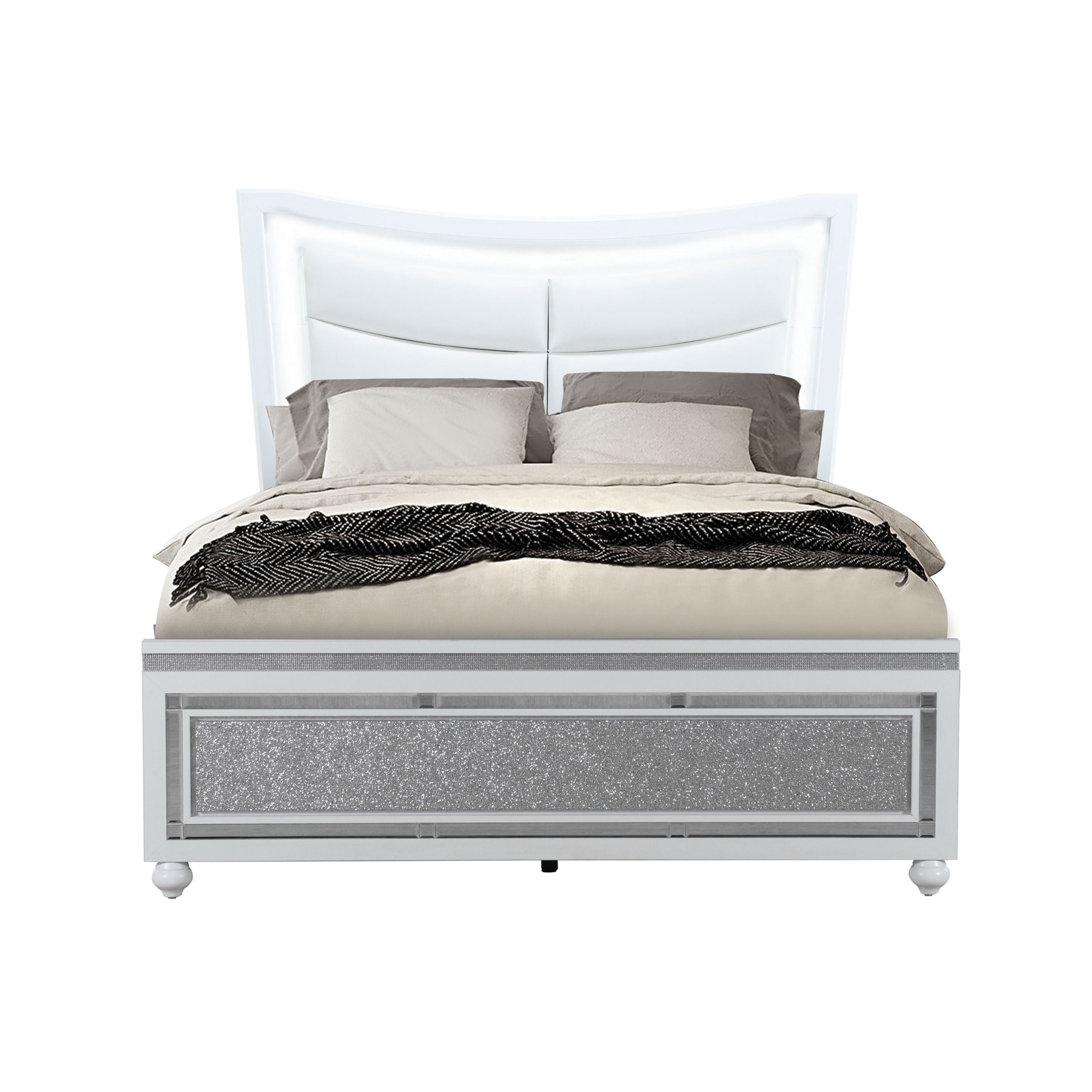 Maloise - Queen Bed - White