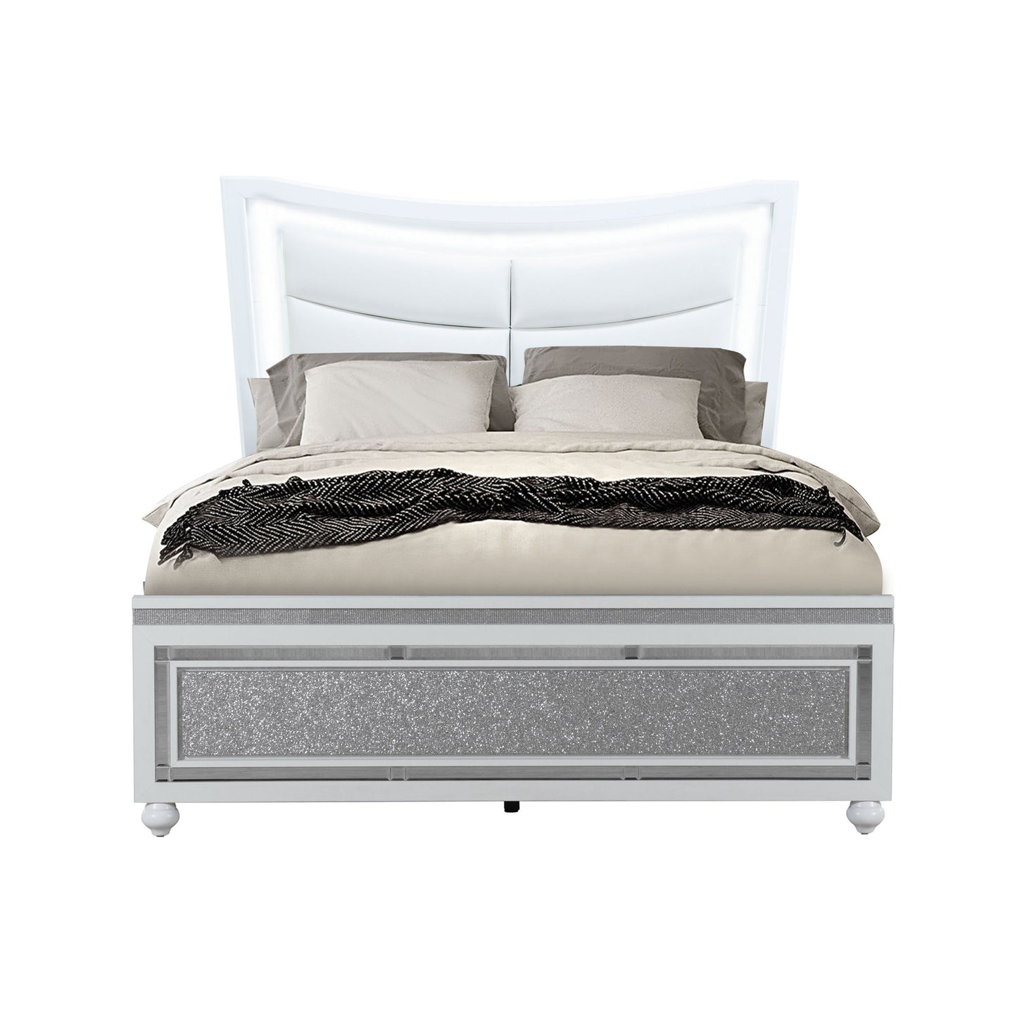 Maloise - Queen Bed - White