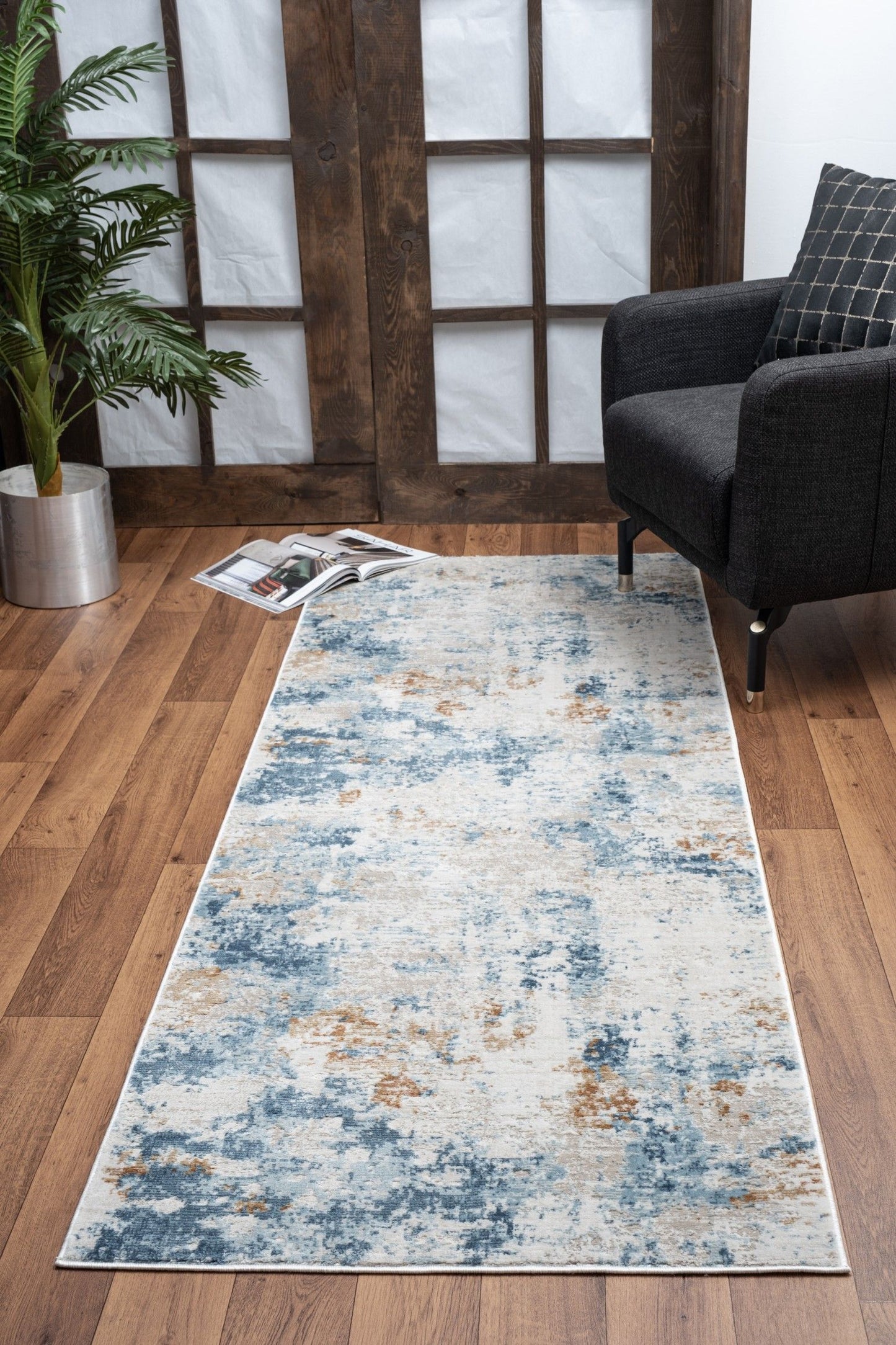 Elegance - 2'7" X 7'3" Area Rug - Multi, Polyester