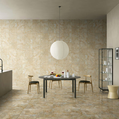 Luxury Natural Marble Dining Room Accessories Set, 10 Pieces, Elegant Natural Stone - White