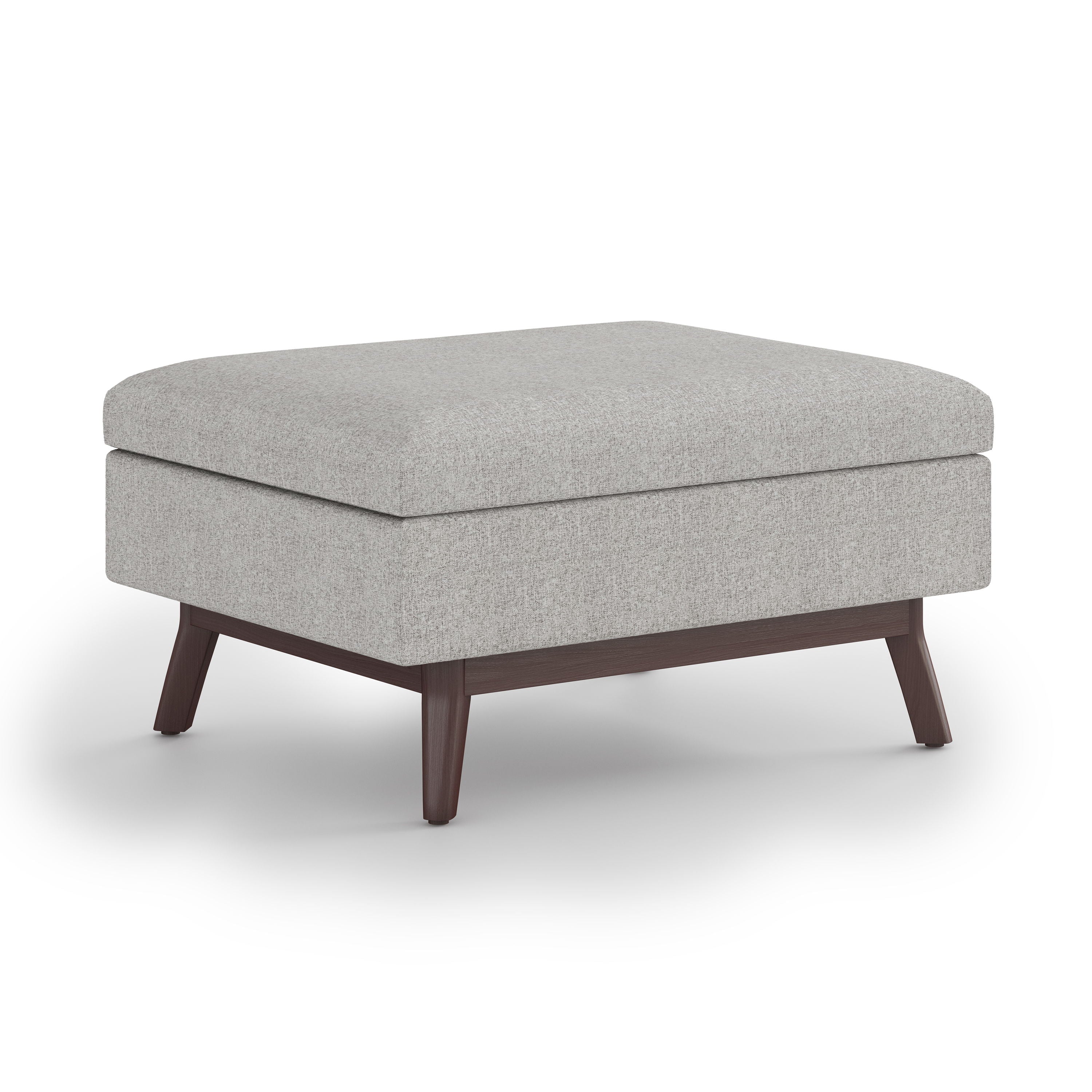 Owen - Coffee Table Storage Ottoman - Cloud Gray