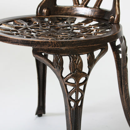 Nassau - Cast 3 Pieces Bistro Set - Copper