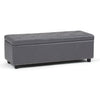 Hamilton - Storage Ottoman - Stone Gray