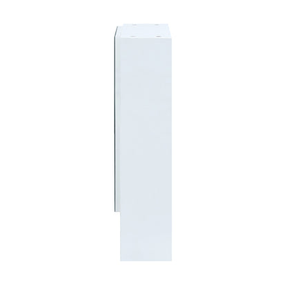 Wall Mounted Bathroom Storage Cabinet With Mirror Door, Medicine Cabinet, Over The Toilet Storage Cabinet With Shelves And Towel Rack - White