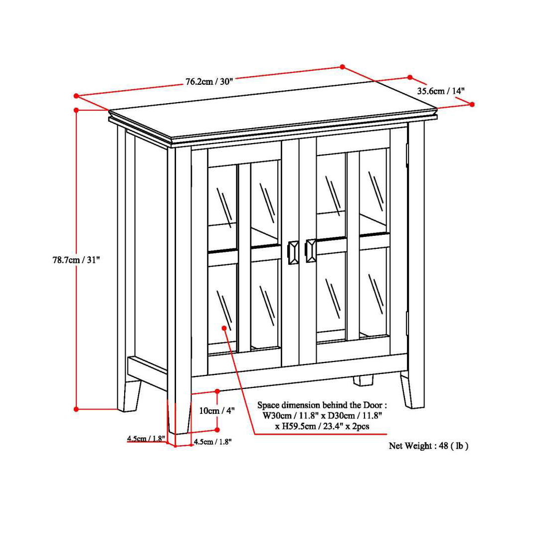 Artisan - Low Storage Cabinet - Black