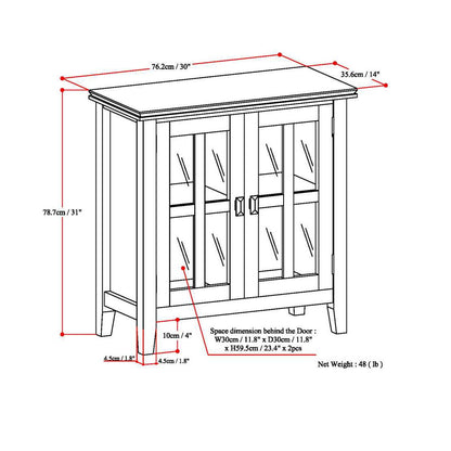 Artisan - Low Storage Cabinet - Black