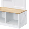 Melati - Hall Tree - Light Oak / White