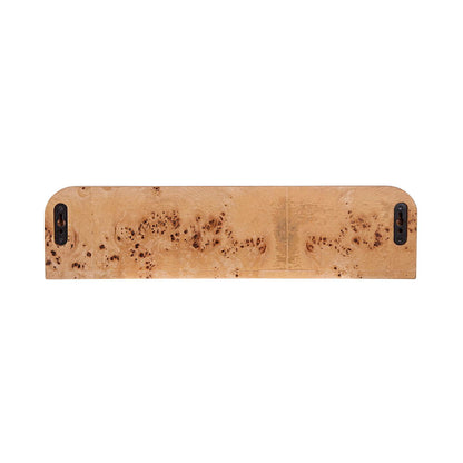 Burl - Wood Floating Wall Shelf - Brown