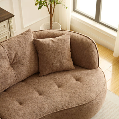 Modular Sofa, Durable Fabric, Solid Wood Frame, High Density Sponge Padding, Seating For 4 - Camel
