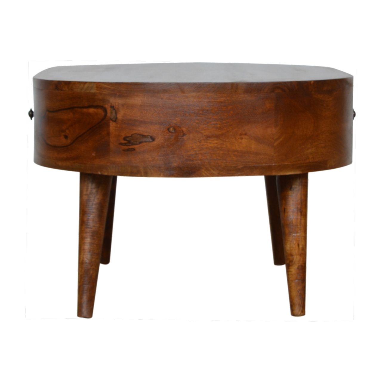Rounded Coffee Table - Chestnut