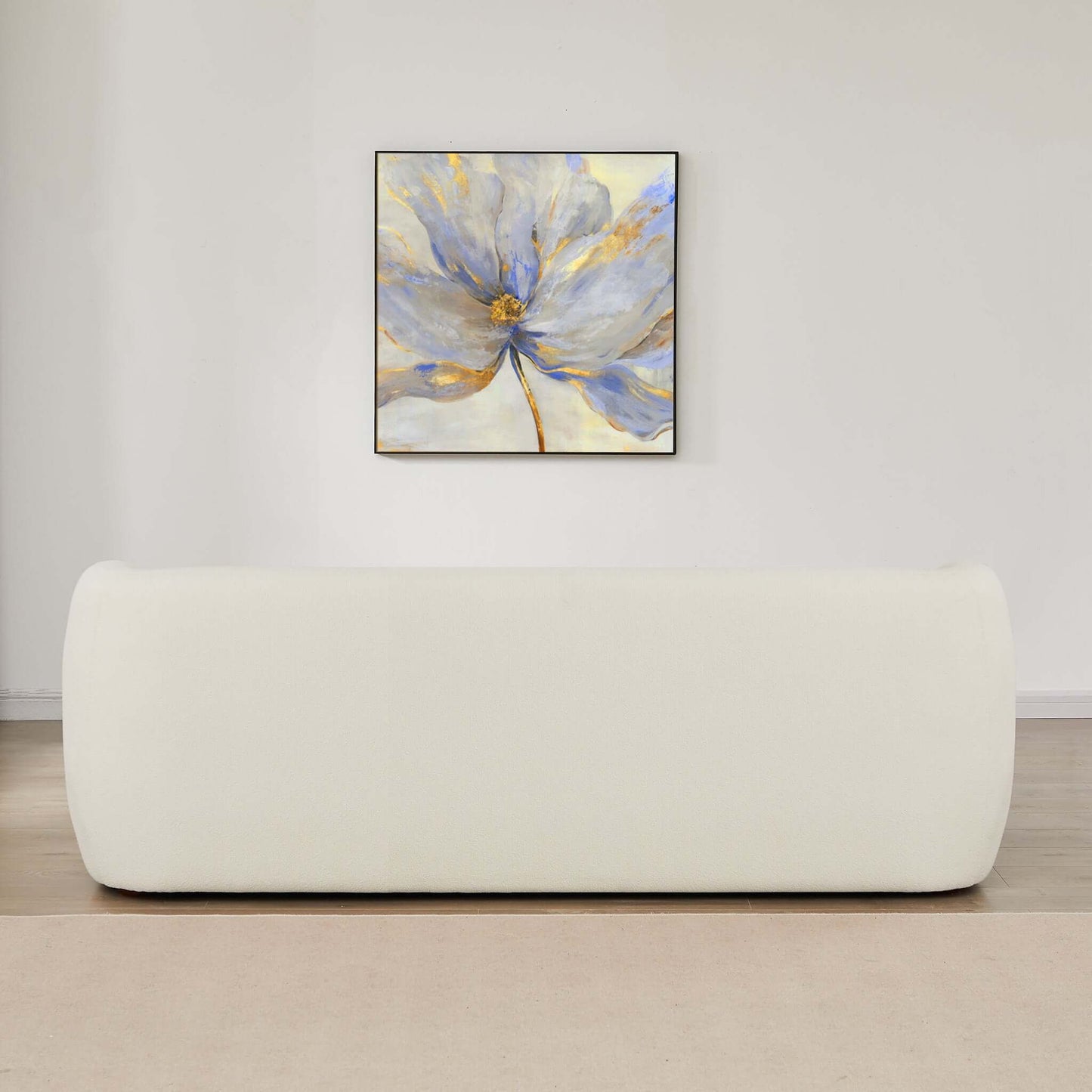 Anna - French Boucle Sofa - White