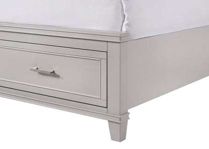King X Storage Bed - Gray