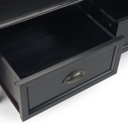 Burlington - Entryway Storage Bench With Drawers - Black