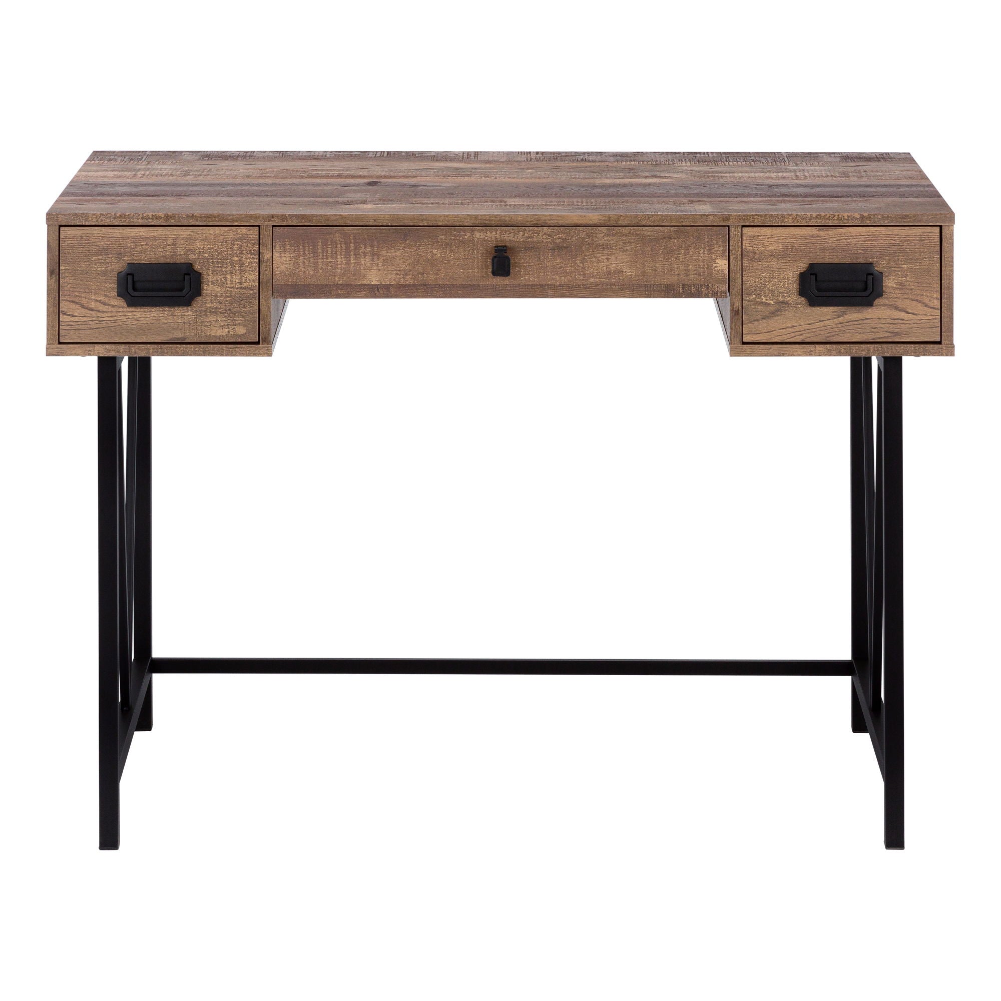 Computer Desk For Home Office, Laptop, Storage Drawers, Transitional - Brown