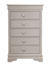 Lorana - Modern Chest - Silver Champagne