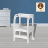 Child Standing Tower, Step Stool For Kids, Toddler Step Stool For Kitchen Counter - White