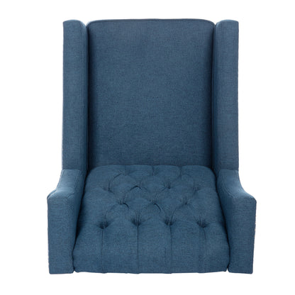 Manual Wing Chair Recliner - Blue