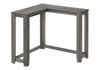 Corner Accent Console Table For Entryway, Contemporary And Modern - Gray
