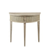 Vintage Storage Console Table With Elegant Farmhouse Charm - Reclaimed Wheat