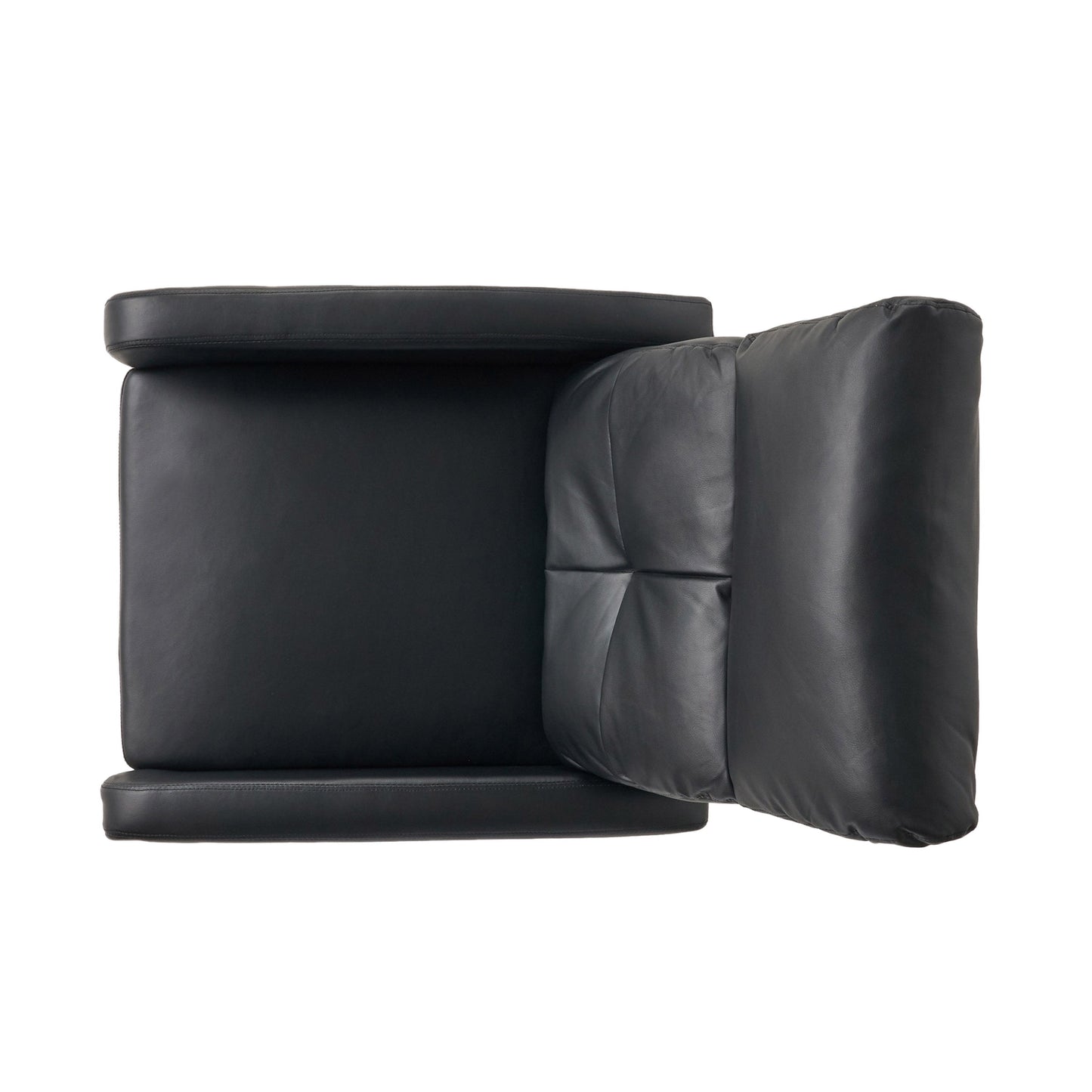 Wide Manual Standard Recliner - Black