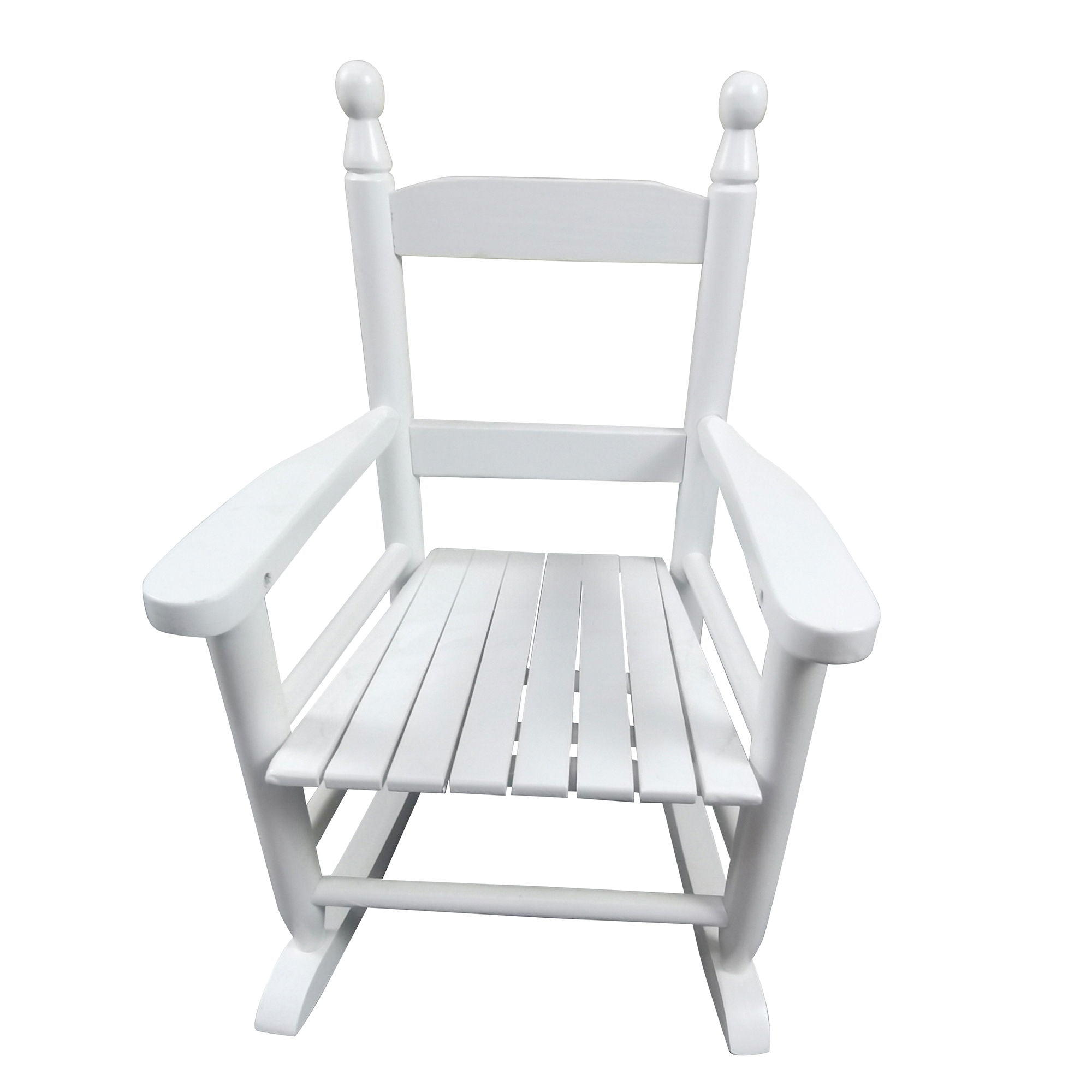 Children's Rocking Chair Indoor Or Outdoor, Suitable For Kids, Durable - White