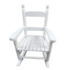 Children's Rocking Chair Indoor Or Outdoor, Suitable For Kids, Durable - White