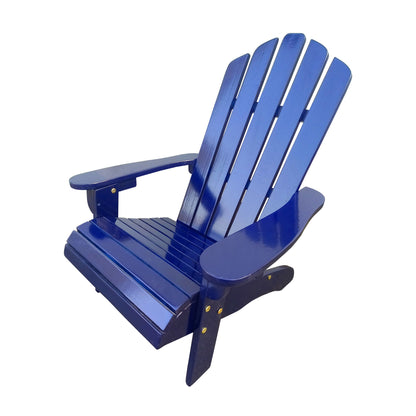 Outdoor Or Indoor Children Adirondack Chair - Blue