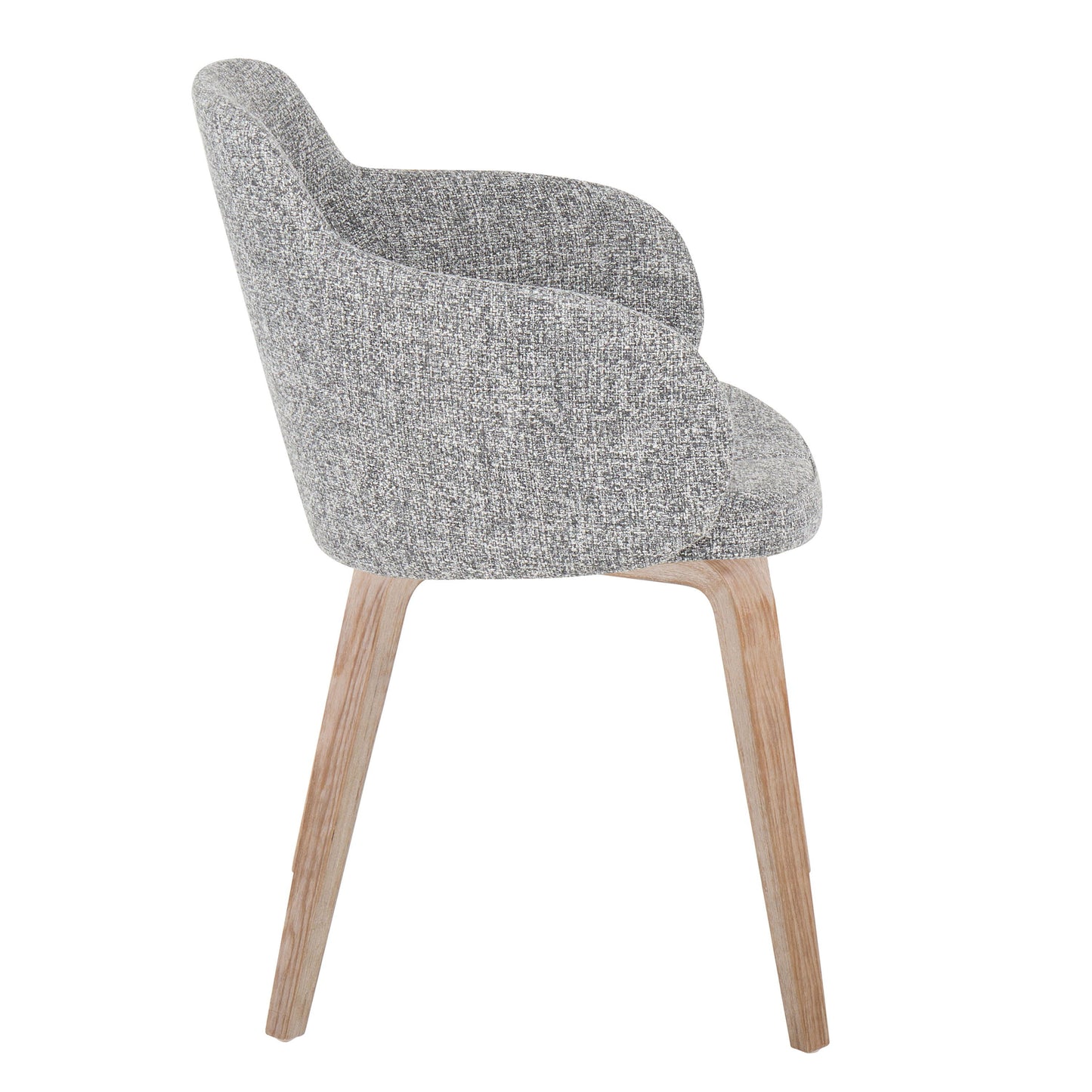 Boyne - Contemporary Dining / Chair (Set of 2) - Whitewashed / Dark Gray