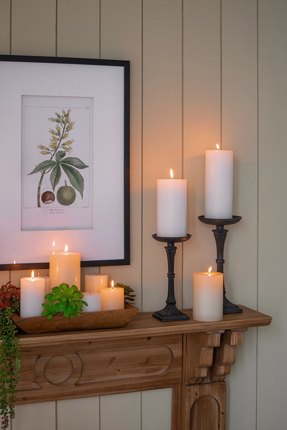 Unscented Soy Wax Candle (Set of 2) - White