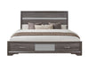 Ryder - Sparkle King Bed - Gray