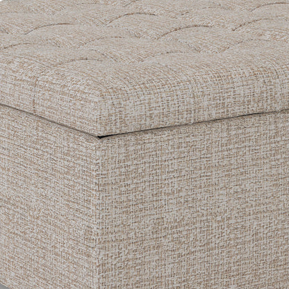 Harrison - Coffee Table Storage Ottoman - Platinum