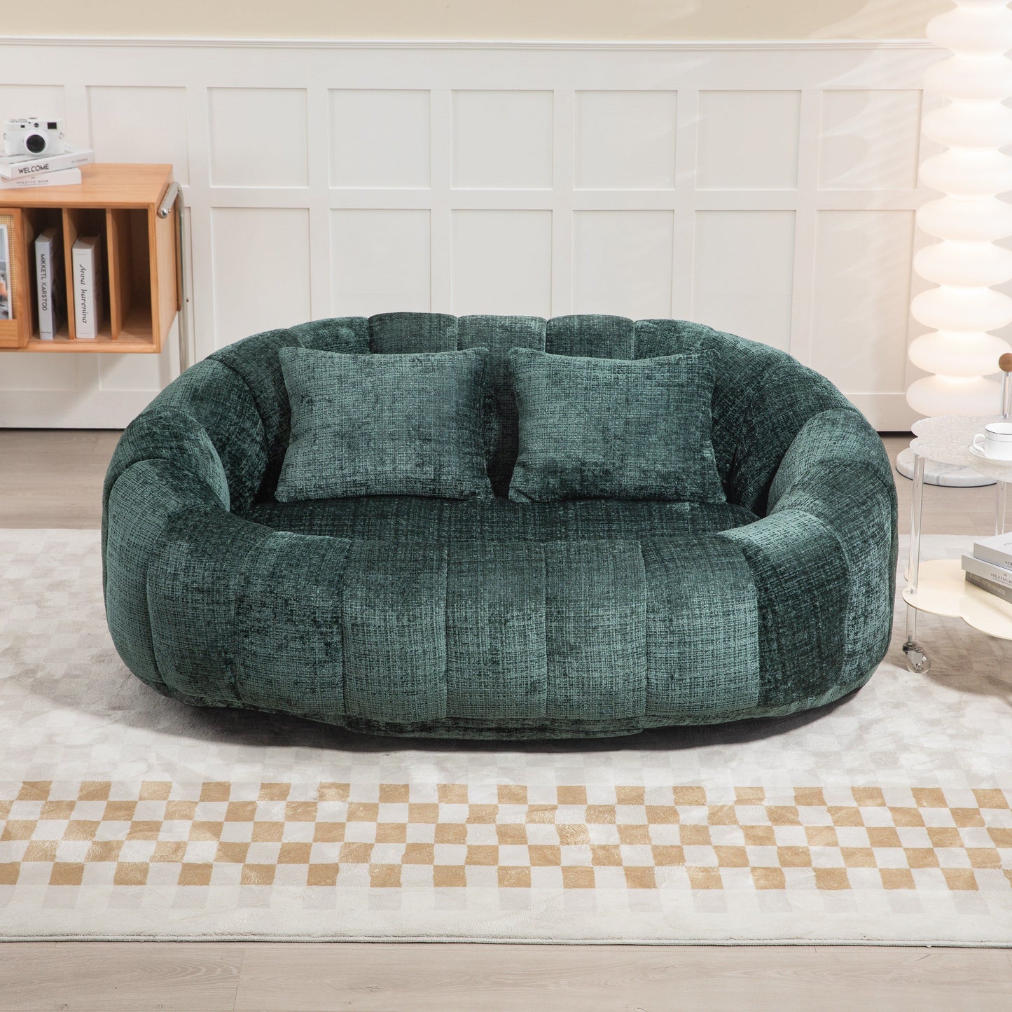 Bean Bag Sofa Lazy Sofa Durable Comfort Lounger High Back Chair For Indoor & Outdoor Use - Emerald