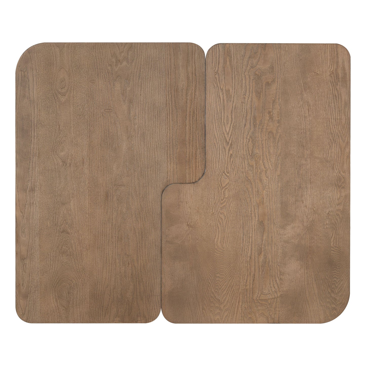 Modern Minimalist Coffee Table Set, Rectangle Coffee Table With Splicing Design, Multifunctional Combination Table For Living Room - Natural