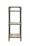 Itzel - Antique Bookshelf - Gray / Oak