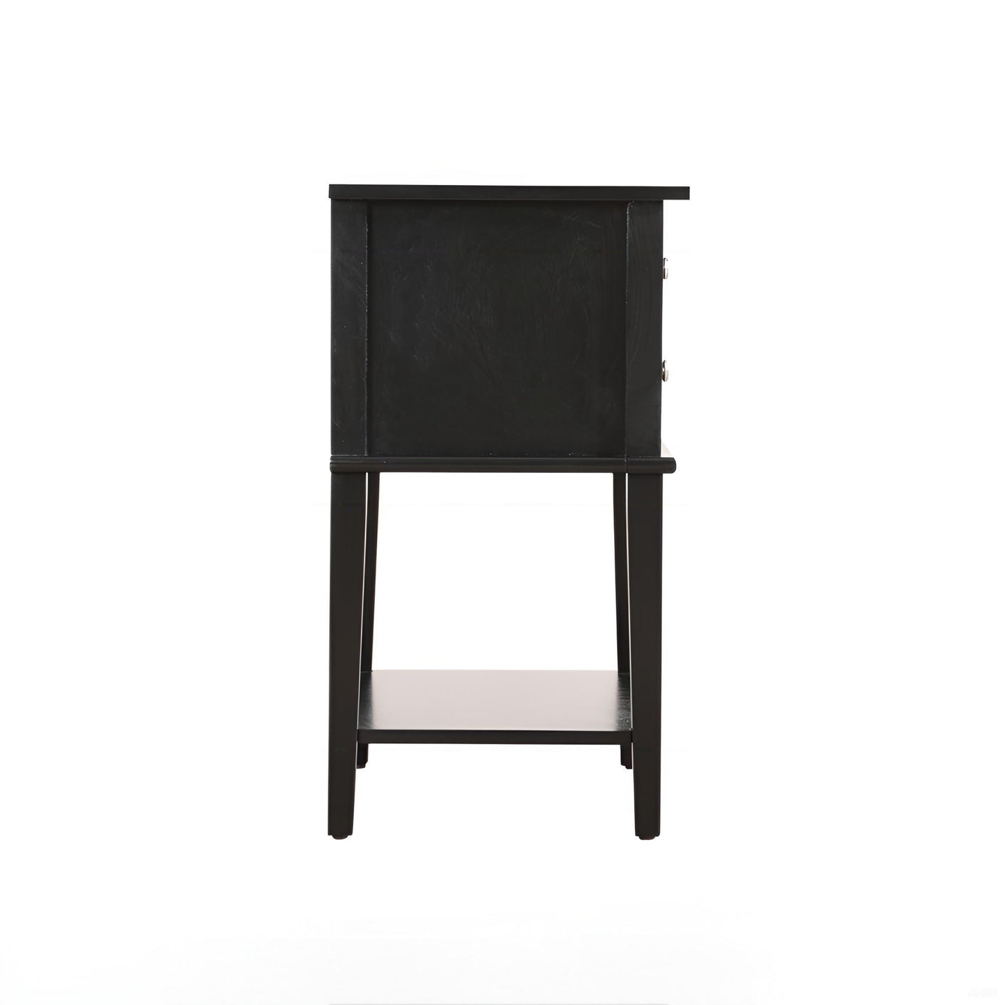 Vibrant Contemporary Nightstand - Black