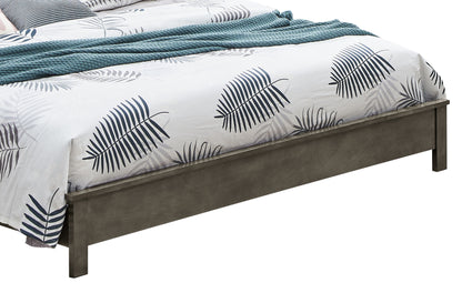 Queen Bed - Gray