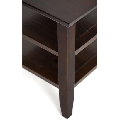 Acadian - Narrow Side Table - Brunette Brown